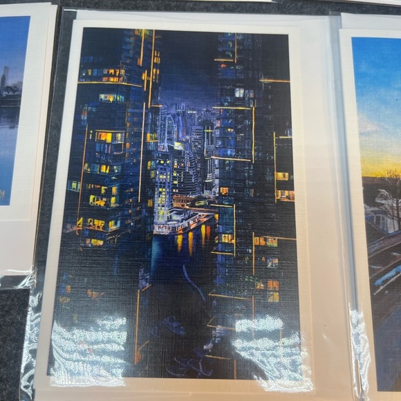 "Greetings from Chicago" greeting cards by artist Michael Bever - Picture 2 of 15